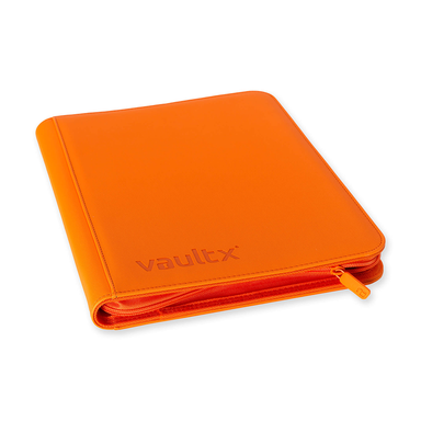Vault X 9-Pocket Exo-Tec Zip Binder - Just Orange