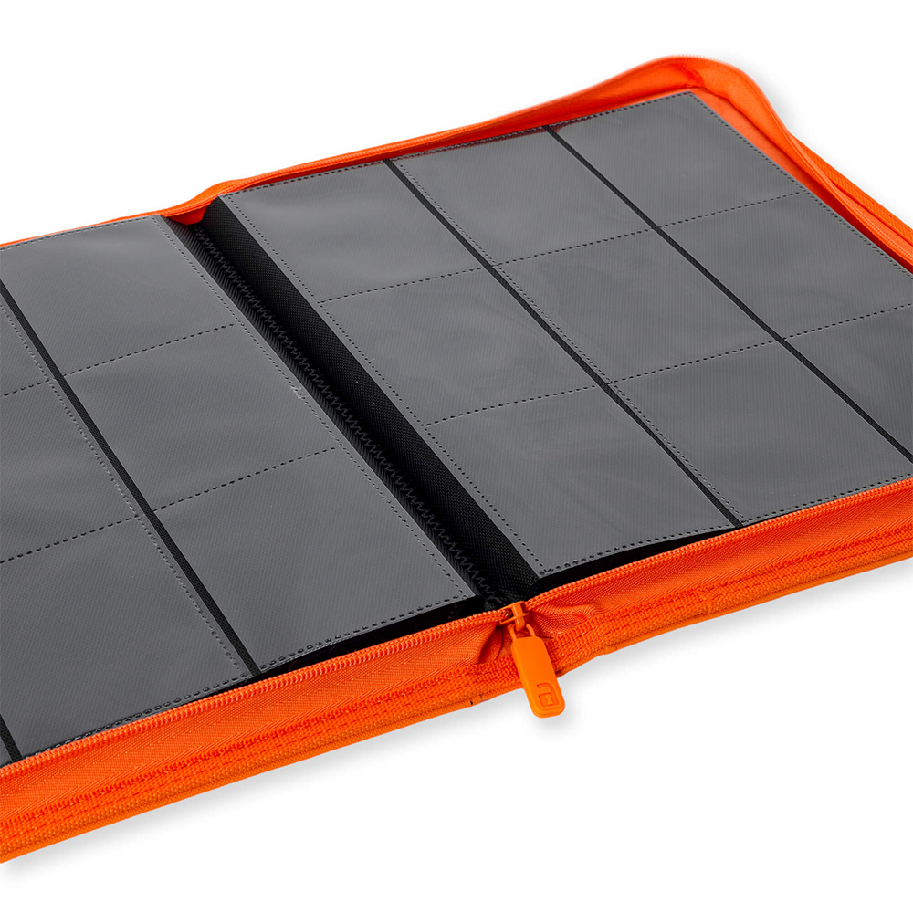 Vault X 9-Pocket Exo-Tec Zip Binder - Just Orange Onyx Dawn Games Vault X 9-Pocket Exo-Tec Zip Binder - Just Orange Onyx Dawn Games