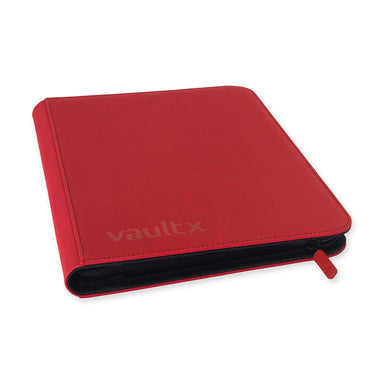 Vault X 9-Pocket Exo-Tec Zip Binder - Red