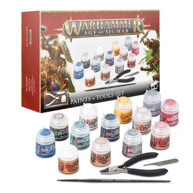 Warhammer Age of Sigmar - Paints + Tools Set