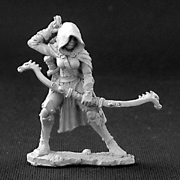03255 Callie, Female Rogue with Bow - Reaper Dark Heaven Legends