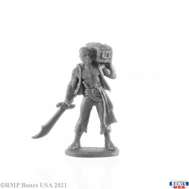 30026 Pirate with Treasure Chest - Reaper Bones USA