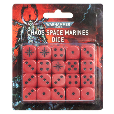 Warhammer 40,000 - Chaos Space Marines Dice Set