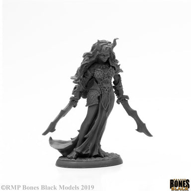 Reaper 44003: Ziba, Female Efreeti - Bones Black