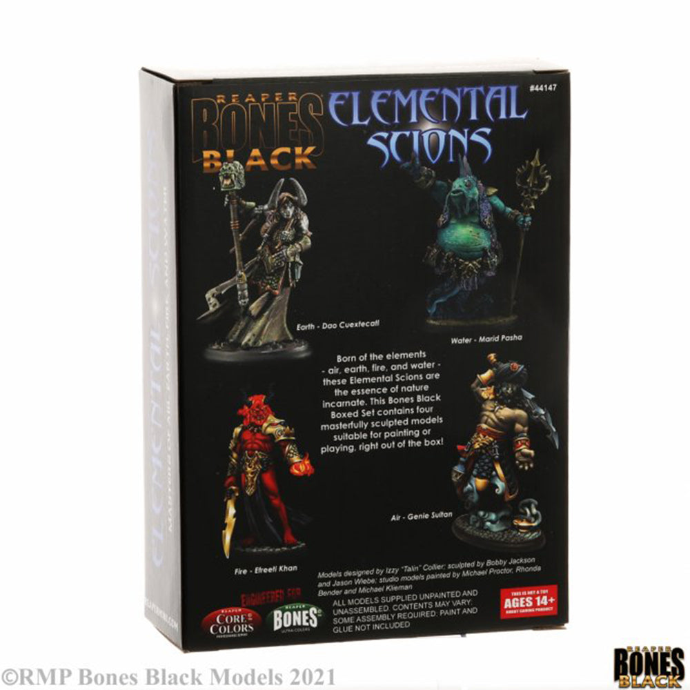 44147 Elemental Scions Boxed Set - Reaper Bones Black