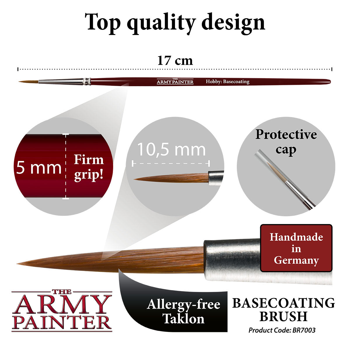 The Army Painter - Hobby Basecoating Brush BR7003