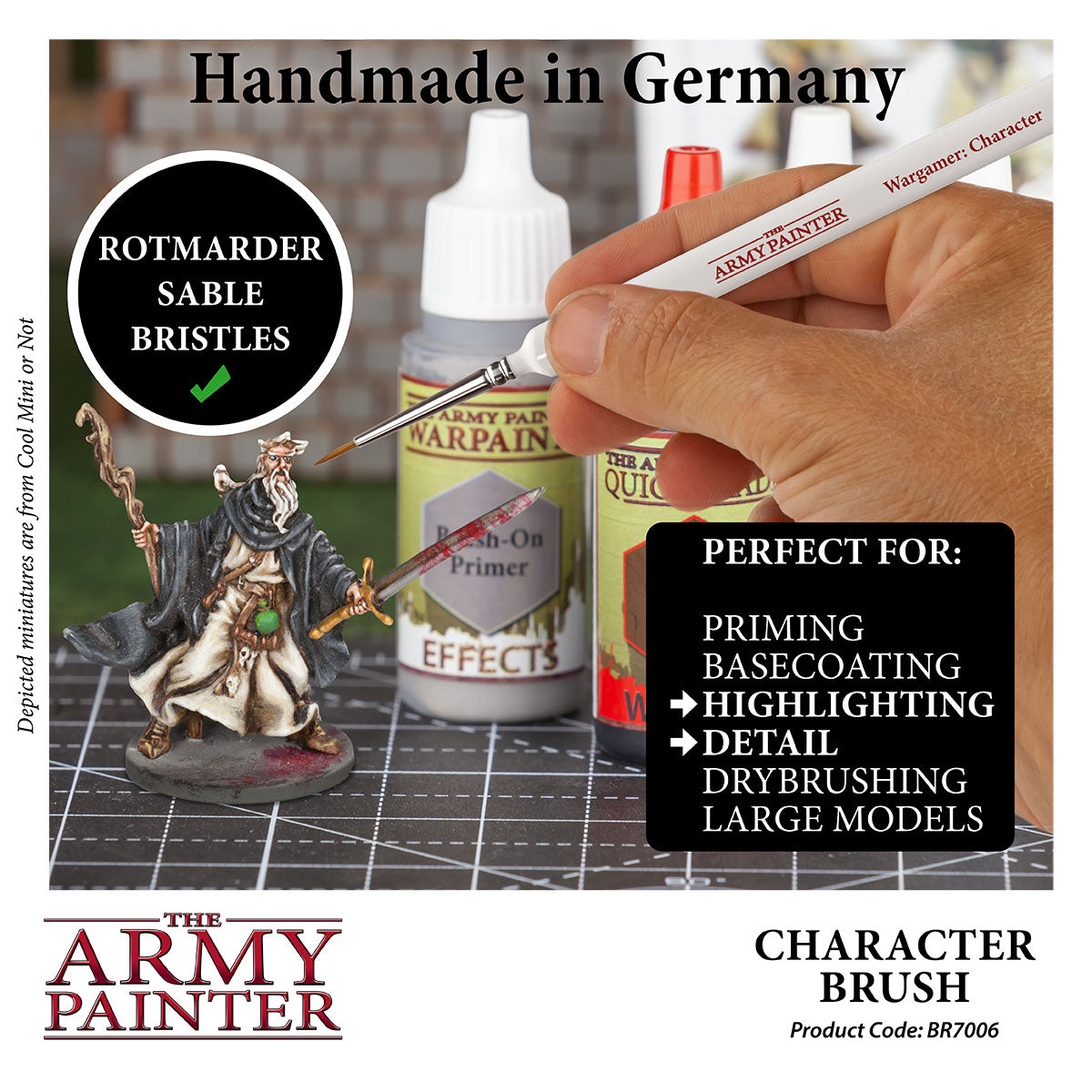 The Army Painter - Wargamer Character Brush BR7006