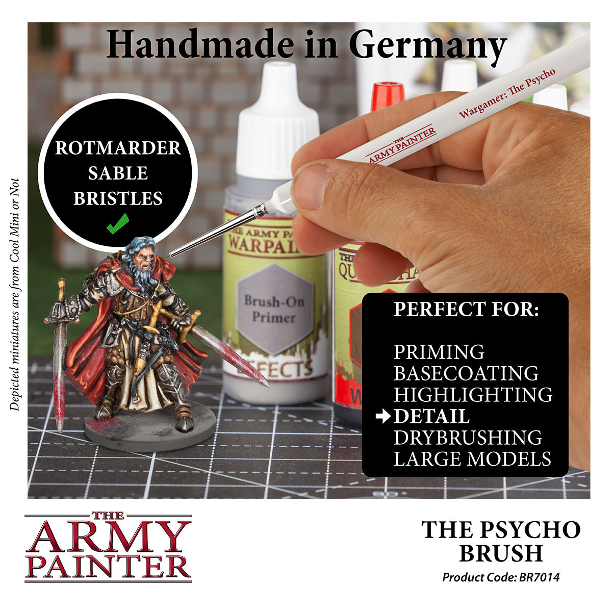 The Army Painter - Wargamer The Psycho Brush BR7014