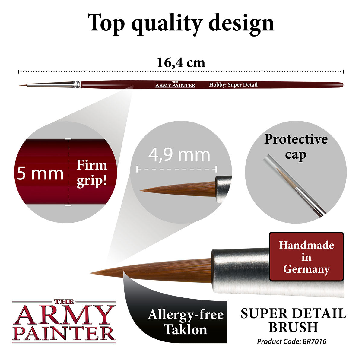The Army Painter - Hobby Super Detail Brush BR7016