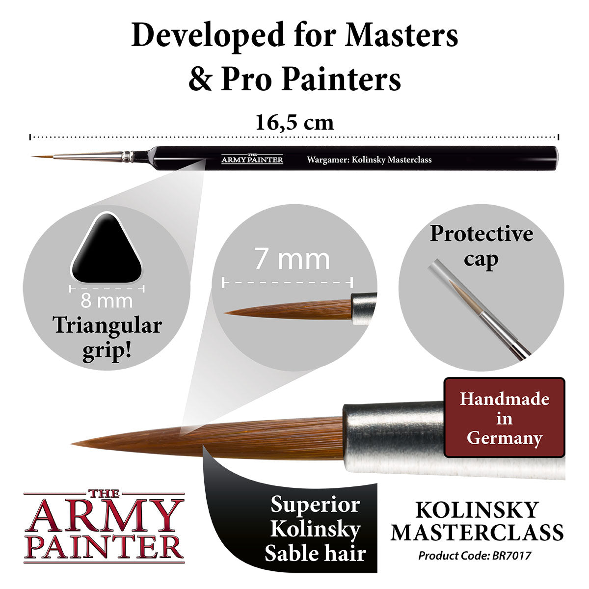 The Army Painter - Kolinsky Masterclass Brush BR7017