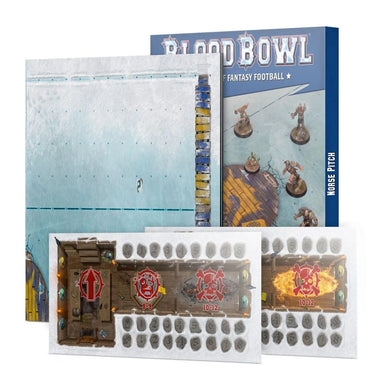 Blood Bowl - Norse Pitch - Double-sided Pitch and Dugouts Set