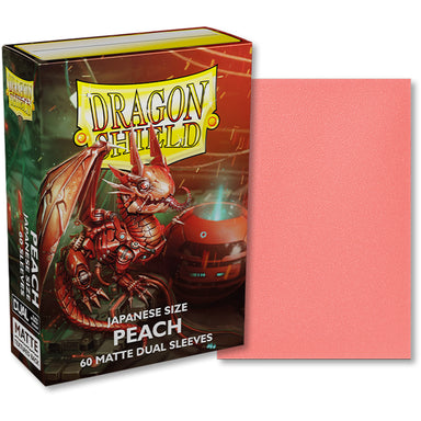 Dragon Shield Japanese Size Sleeves - Dual Matte Peach (60 Sleeves)