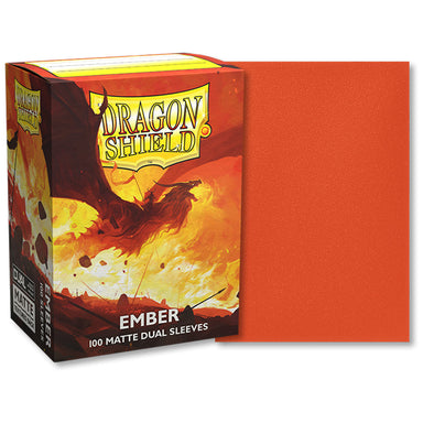 Dragon Shield Sleeves - Dual Matte Ember (100 Sleeves)