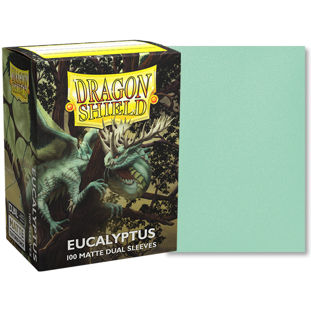 Dragon Shield Sleeves - Dual Matte Eucalyptus (100 Sleeves)