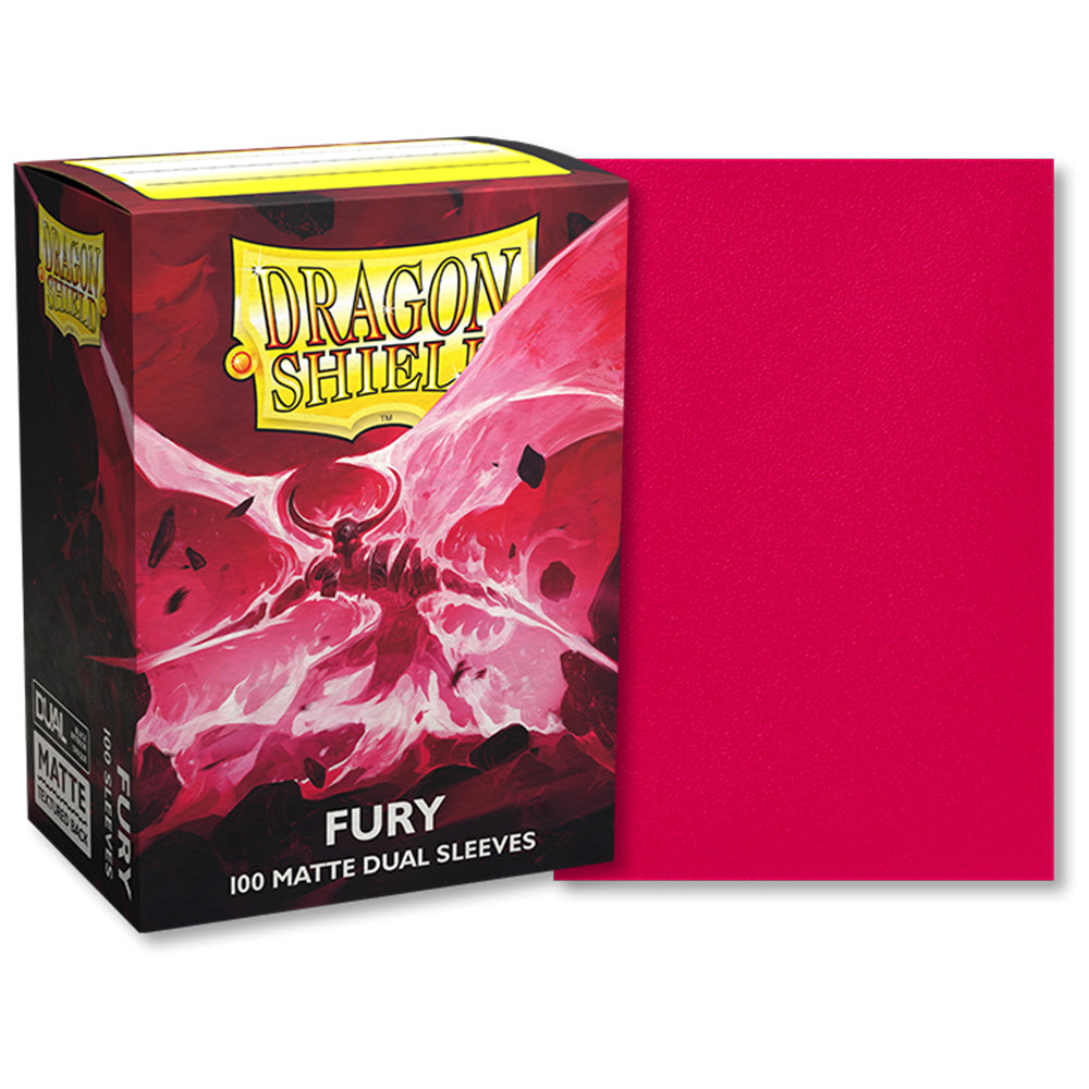 Dragon Shield Sleeves - Dual Matte Fury (100 Sleeves)