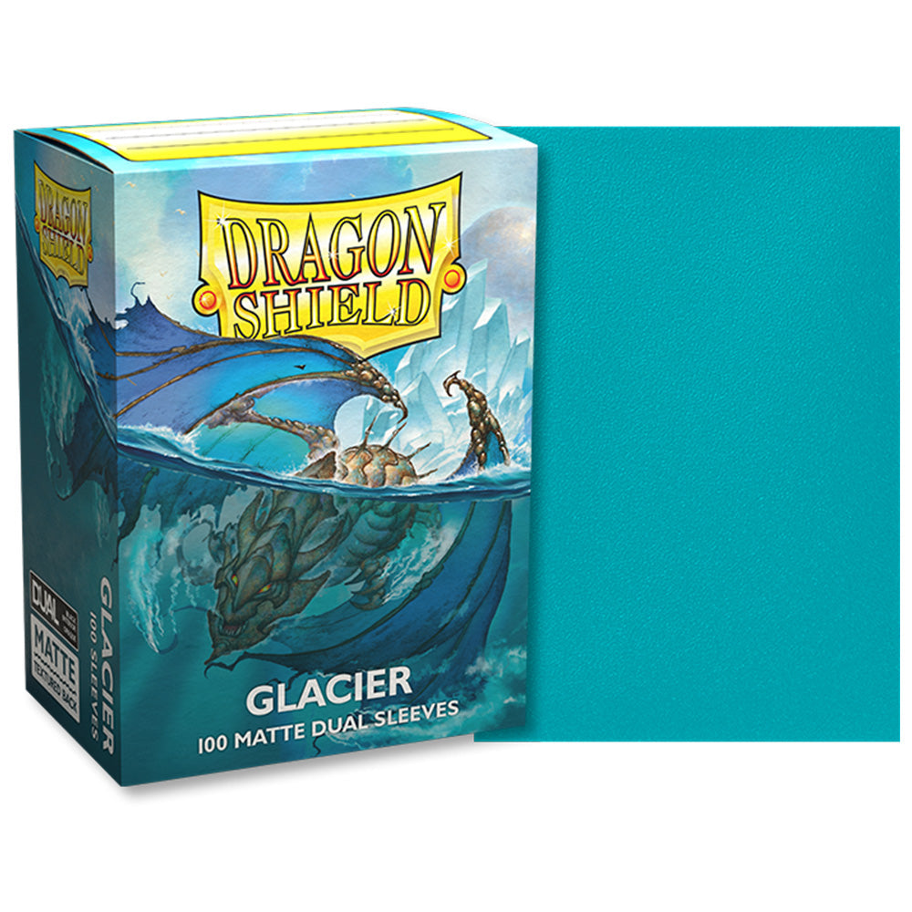 Dragon Shield Sleeves - Dual Matte Glacier (100 Sleeves)