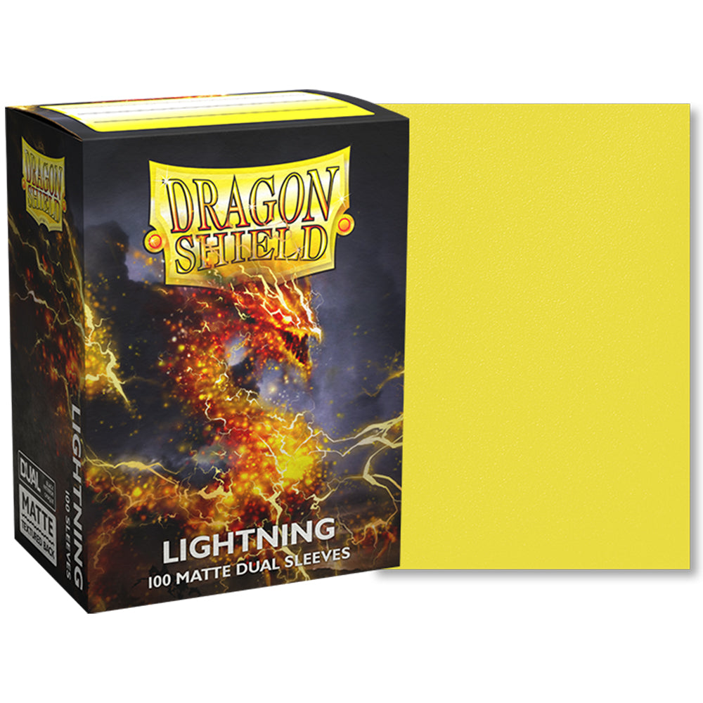Dragon Shield Sleeves - Dual Matte Lightning (100 Sleeves)