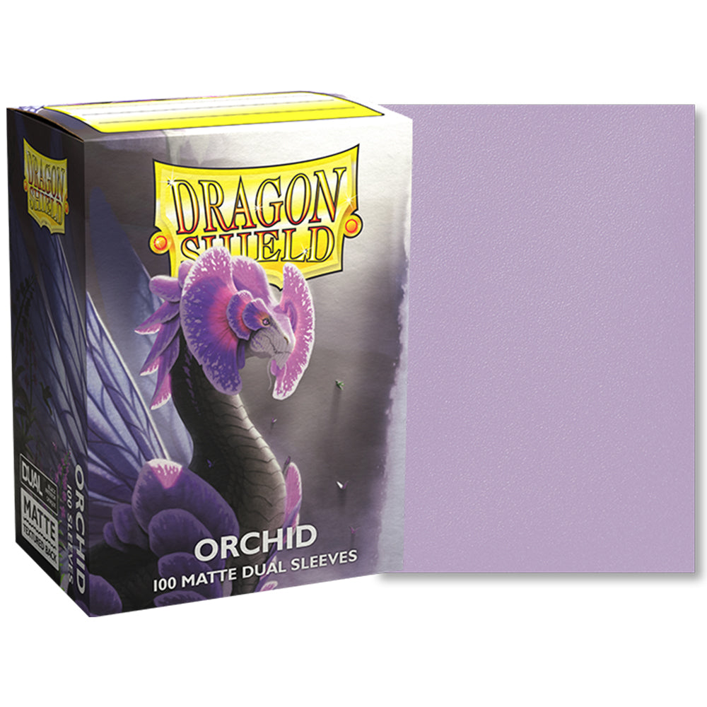 Dragon Shield Sleeves - Dual Matte Orchid (100 Sleeves)