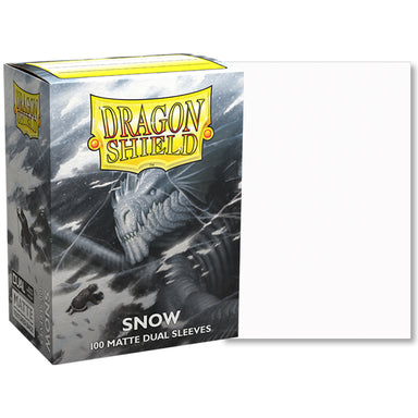 Dragon Shield Sleeves - Dual Matte Snow (100 Sleeves)