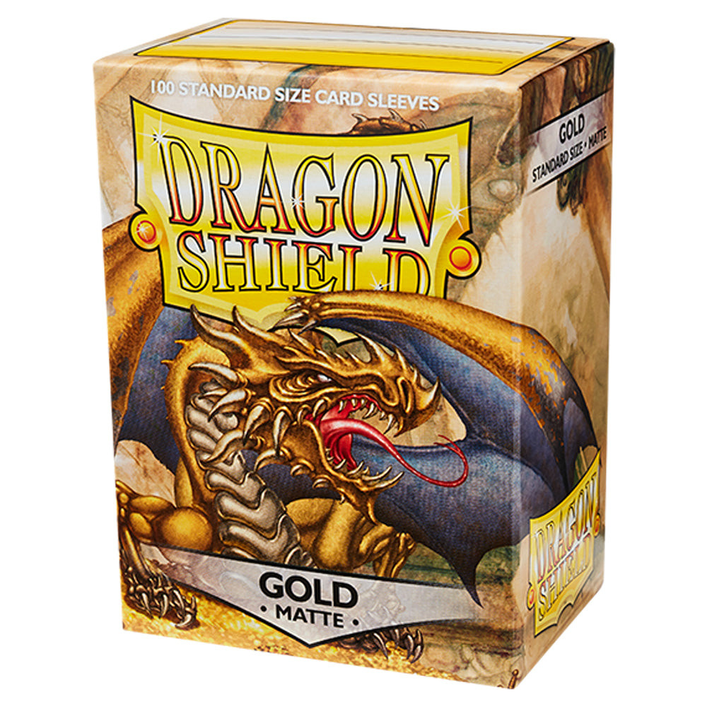 Dragon Shield Sleeves - Matte Gold (100 Sleeves)