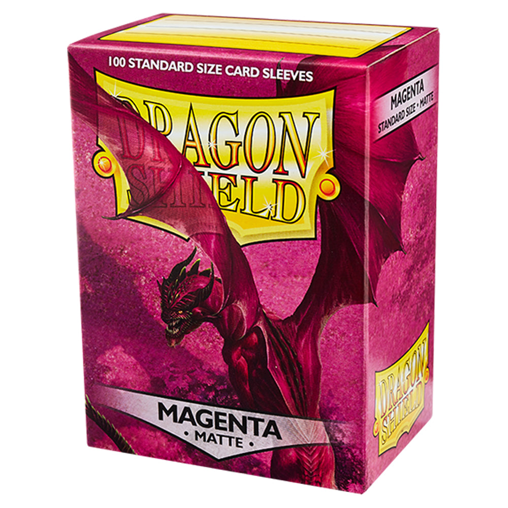 Dragon Shield Sleeves - Matte Magenta (100 Sleeves)