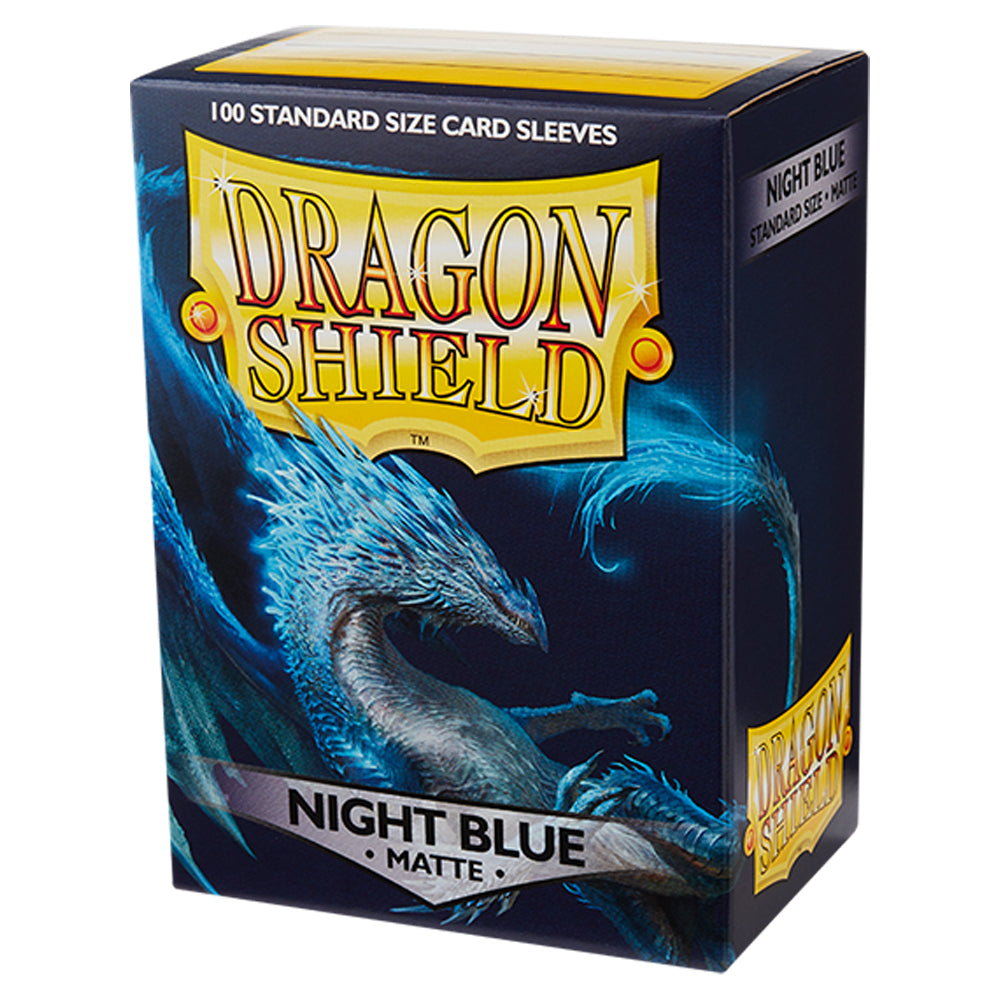 Dragon Shield Sleeves - Matte Night Blue (100 Sleeves)