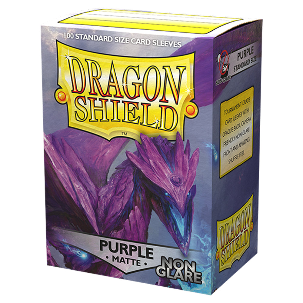 Dragon Shield Sleeves - Matte Non-Glare - Purple (100 Sleeves)