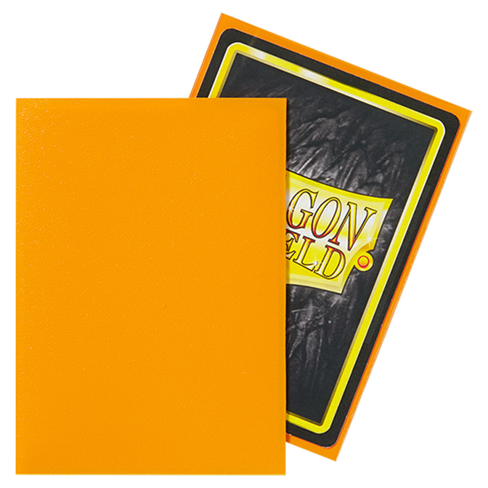 Dragon Shield Sleeves - Matte Orange (100 Sleeves)