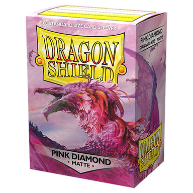 Dragon Shield Sleeves - Matte Pink Diamond (100 Sleeves)