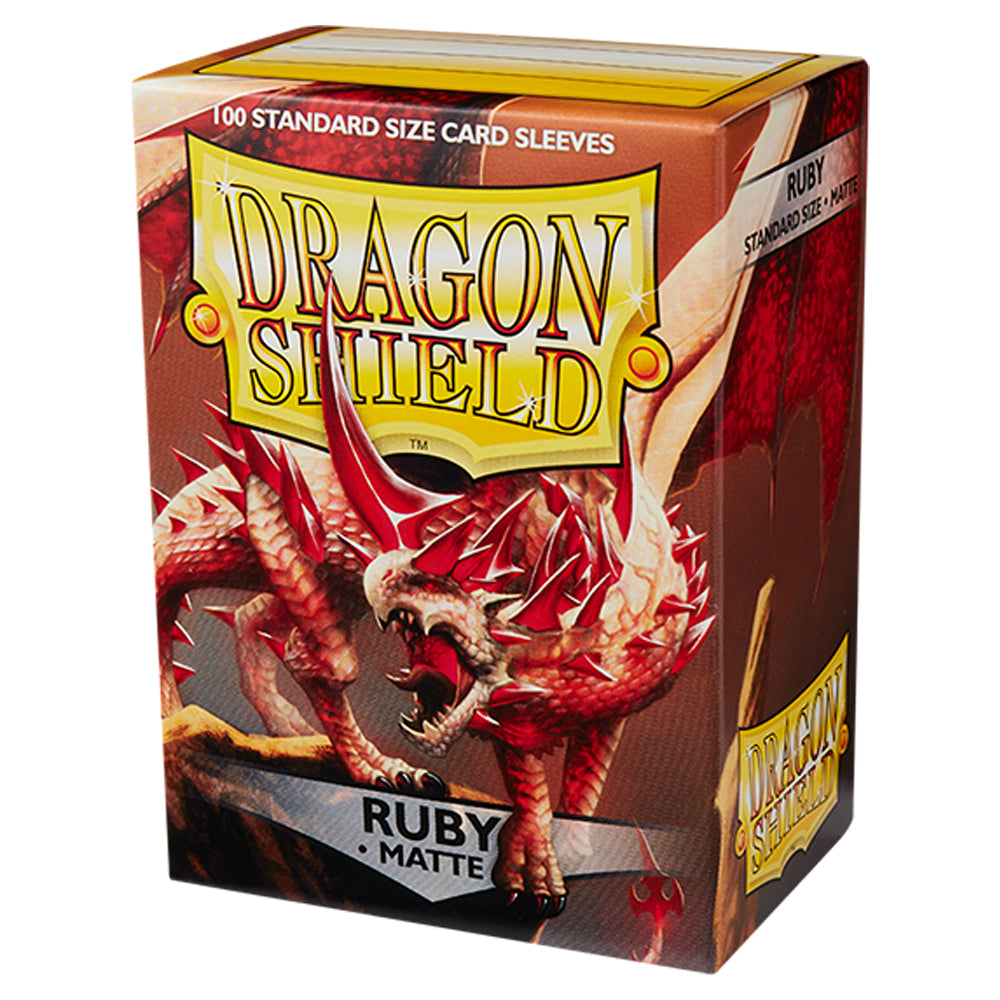 Dragon Shield Sleeves - Matte Ruby (100 Sleeves)