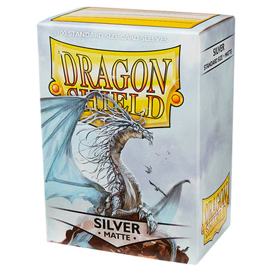 Dragon Shield Sleeves - Matte Silver (100 Sleeves)