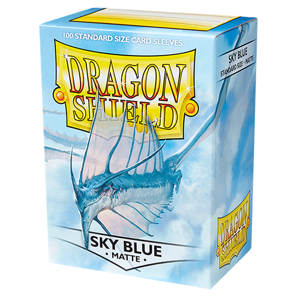Dragon Shield Sleeves - Matte Sky Blue (100 Sleeves)
