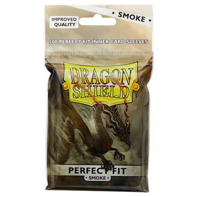 Dragon Shield Sleeves - Perfect Fit Toploading - Smoke Inner Sleeves (100 Sleeves)