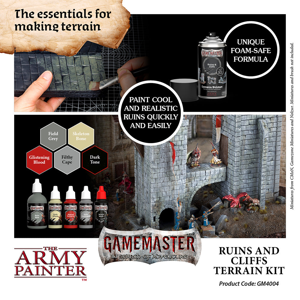 The Army Painter - Gamemaster: Ruins & Cliffs Terrain Kit GM4004