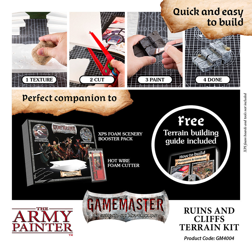 The Army Painter - Gamemaster: Ruins & Cliffs Terrain Kit GM4004