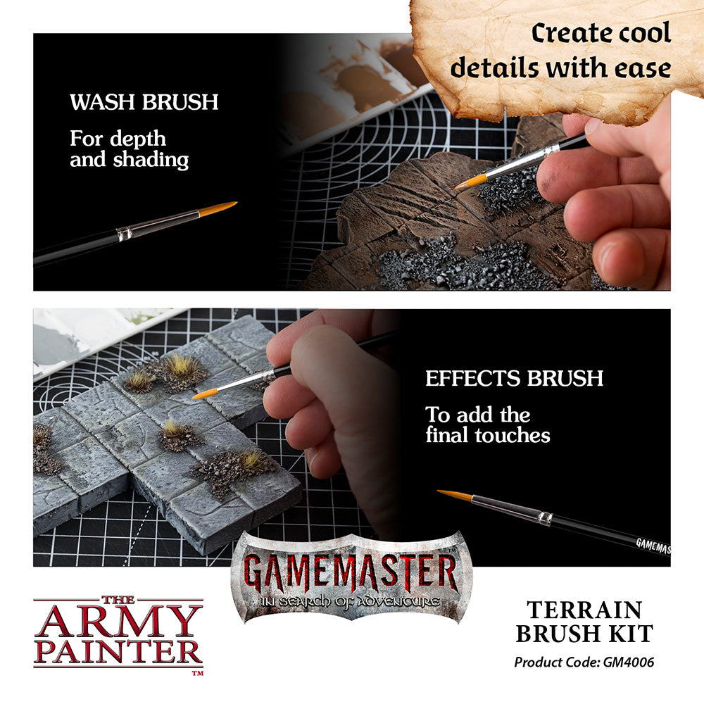 The Army Painter - Gamemaster: Terrain Brush Kit GM4006