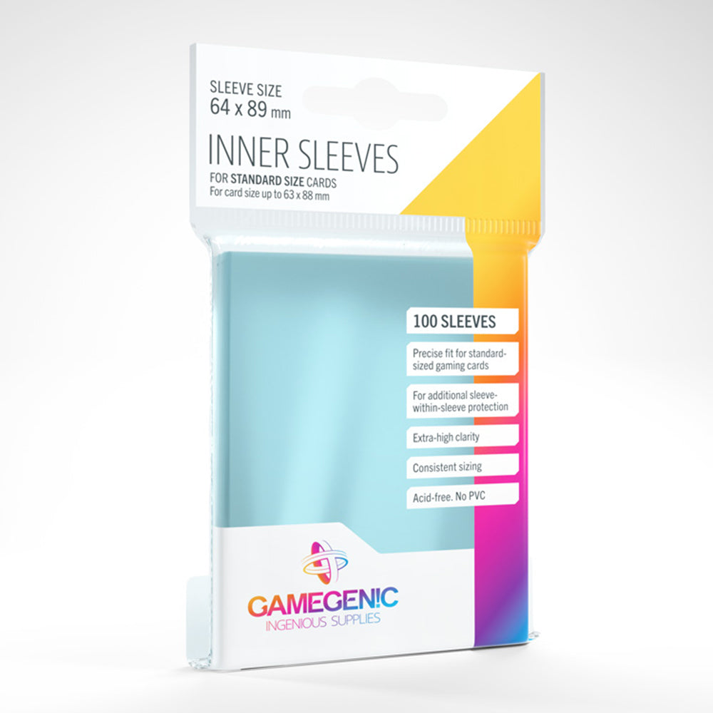 Gamegenic Inner Sleeves (100 Sleeves)