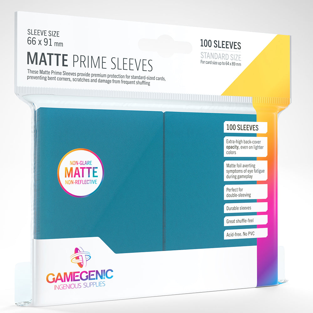 Gamegenic Matte Prime Sleeves - Blue (100 Sleeves)