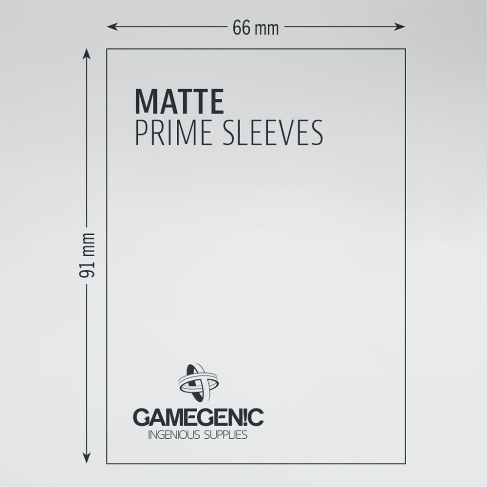 Gamegenic Matte Prime Sleeves - Yellow (100 Sleeves)