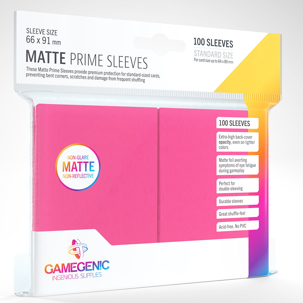 Gamegenic Matte Prime Sleeves - Pink