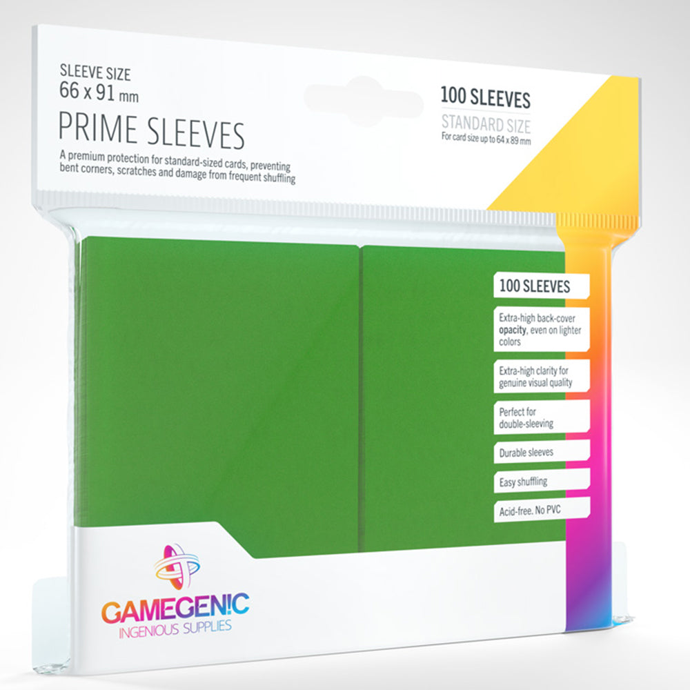 Gamegenic Prime Sleeves - Green