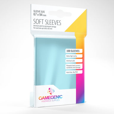 Gamegenic Soft Sleeves (100 Sleeves)