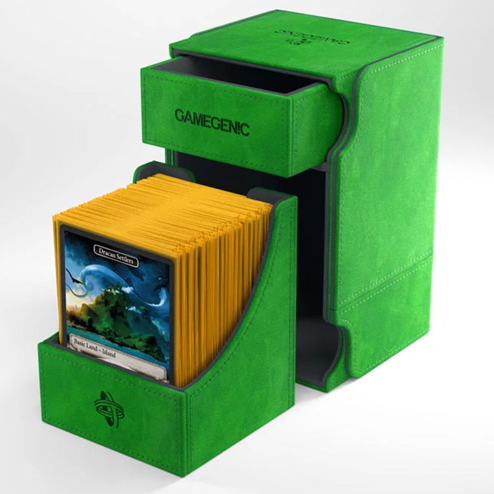 Gamegenic Watchtower 100+ Convertible Deck Box - Green