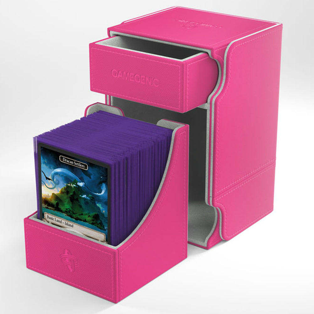 Gamegenic Watchtower 100+ Convertible Deck Box - Pink