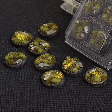 Gamers Grass - Battle Ready Bases: Highland Bases Round 32mm (x8)