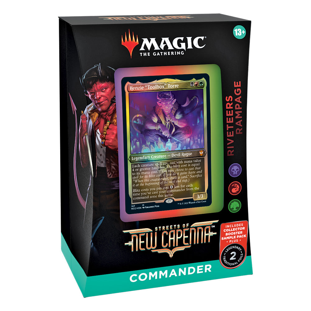 Magic: The Gathering - Streets of New Capenna Commander Deck - Riveteers Rampage (black-red-green)