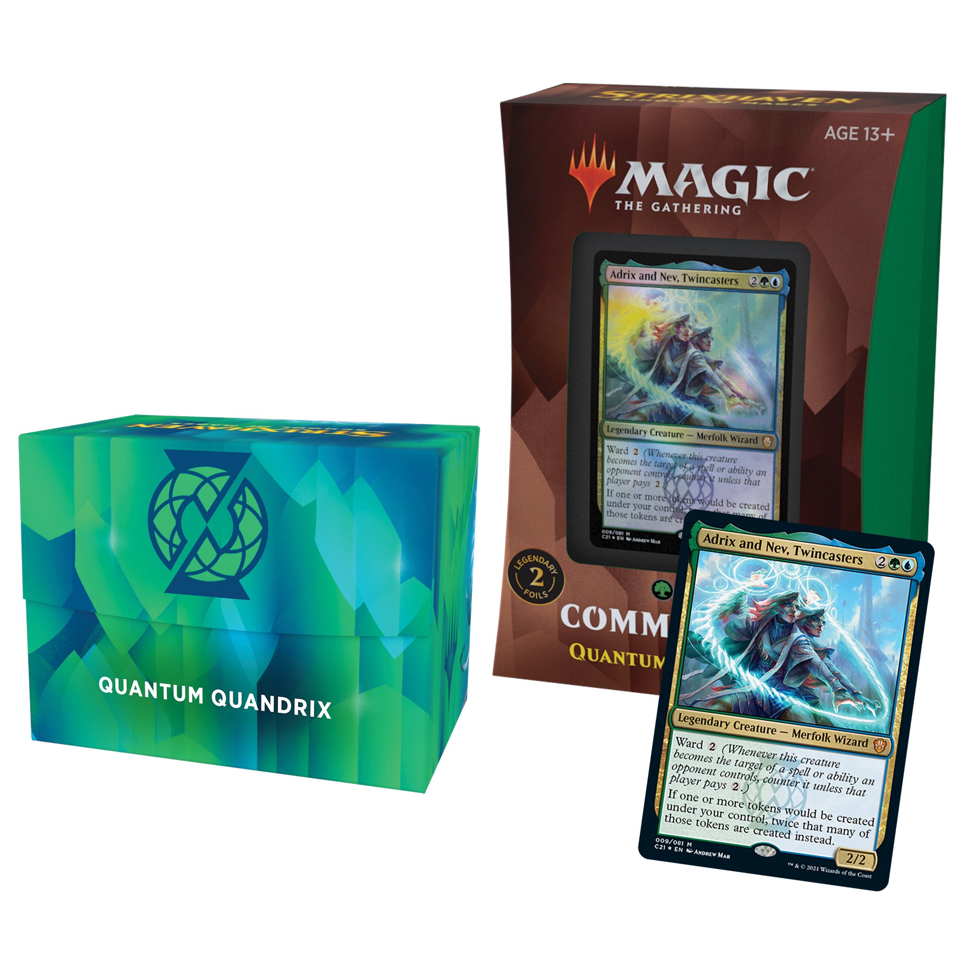 Magic: The Gathering - Strixhaven: School of Mages Commander Deck - Quantum Quandrix