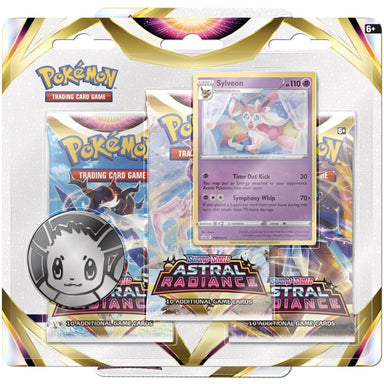Pokémon Sword and Shield - Astral Radiance 3-Pack Booster - Sylveon