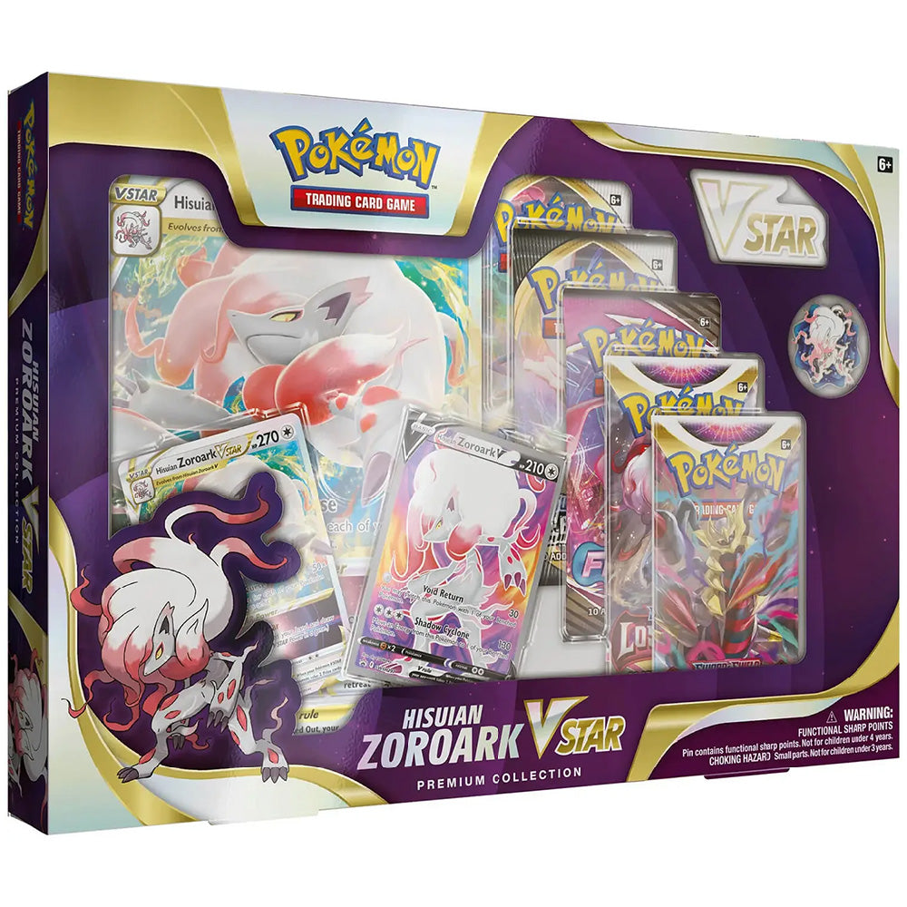 Pokémon TCG Hisuian Zoroark VSTAR Premium Collection