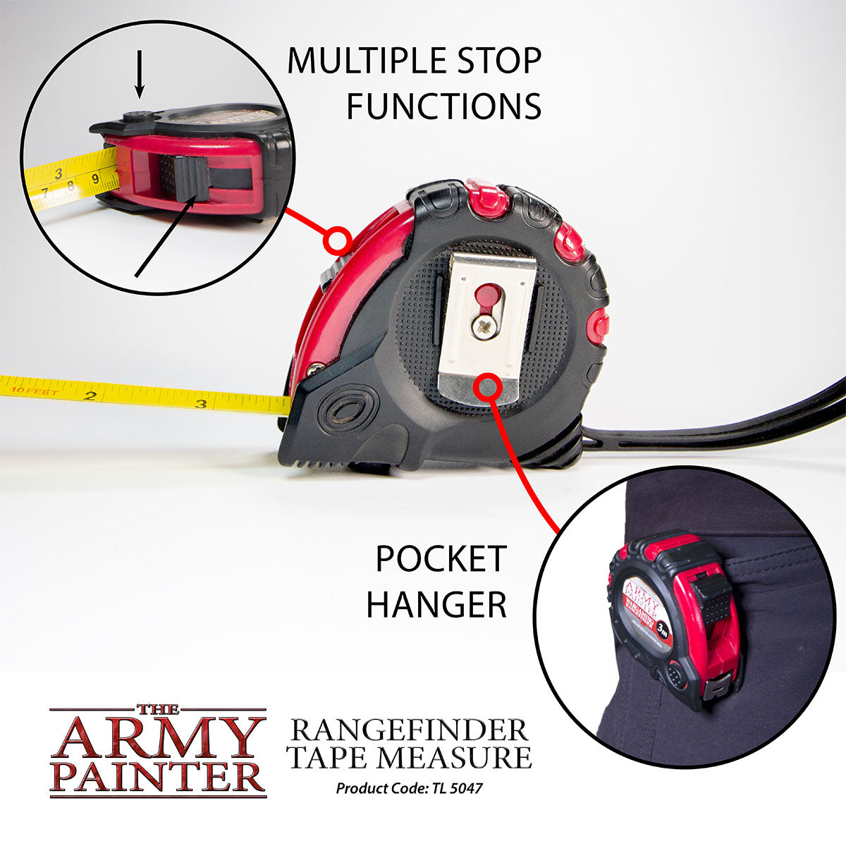 The Army Painter - Rangefinder Tape Measure TL5047